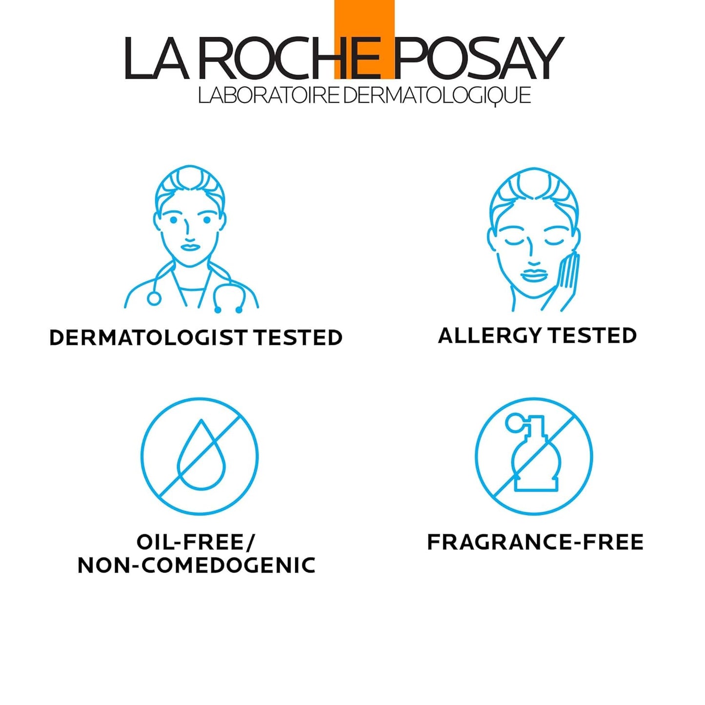 La Roche-Posay Anthelios Light Fluid Facial Sunscreen SPF 60, Lightweight Sunscreen For Face, Fluid Texture, Broad Spectrum SPF + Antioxidants, Oil Free & Oxybenzone Free, Travel Size 1.7 Fl. Oz.