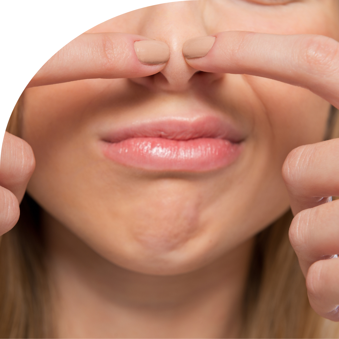 Girl Popping Pimple